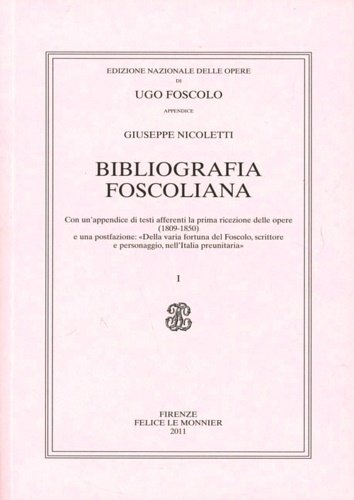 Bibliografia foscoliana.
