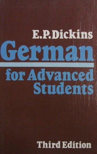 German for Advanced Students.