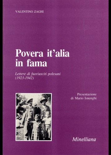 Povera it’alia in fama. Lettere di fuoriusciti polesani (1923-1942) | Immagine principale