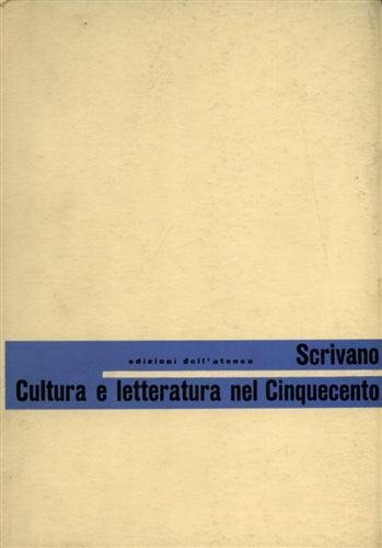 Cultura e letteratura nel Cinquecento. | Immagine principale