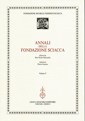 Annali della Fondazione Sciacca. Volume V. | Immagine principale