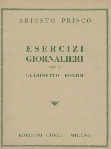 Esercizi giornalieri per il clarinetto Boehm.