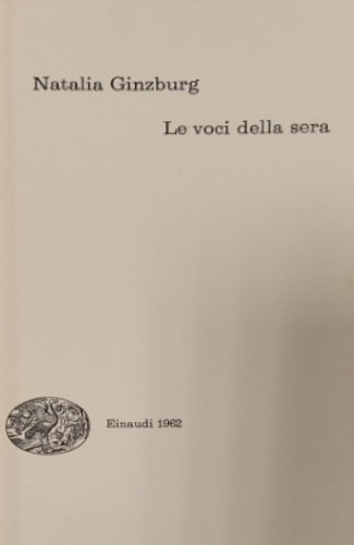 Le voci della sera. | Immagine principale