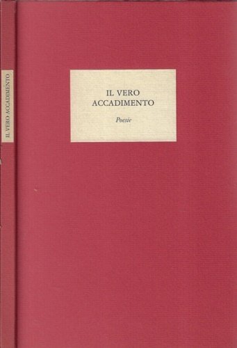 Il vero accadimento. Nel 1968 le Università ialiane ed europee furono occupate dagli studenti in ricùvolta. Queste poesie sono un frammento della storia di quei giorni, come fu vissuta a Milano. Di questo volume stampato in Milano dalla tipogrsfia Dario memo nel Dicembre 1984 sono stati tirati 200 esemplari.Il nostro esemplare non è numerato e come si evince da ex libris cartaceo applicato in appendice , proviene dalla biblioteca privata del maestro legatore che ha realizzato in volume per l'editore.