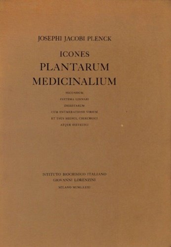 Icones plantarum medicinalium. Composto a mano in carattere Caslon e …