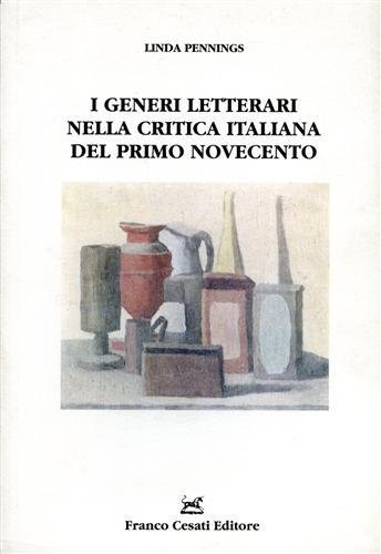 I generi letterari nella critica italiana del primo Novecento.