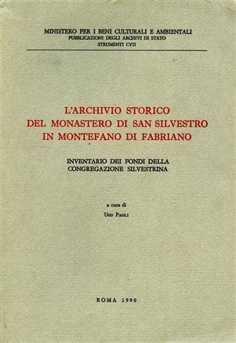L'archivio storico del monastero di San Silvestro in Montefano di …