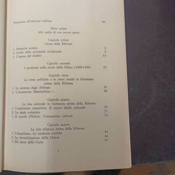 Storia della Riforma in Germania. Vol.I: Premesse, inizio, primi risultati.