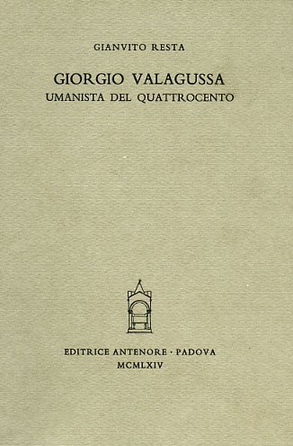 Giorgio Valagussa, umanista del Quattrocento.