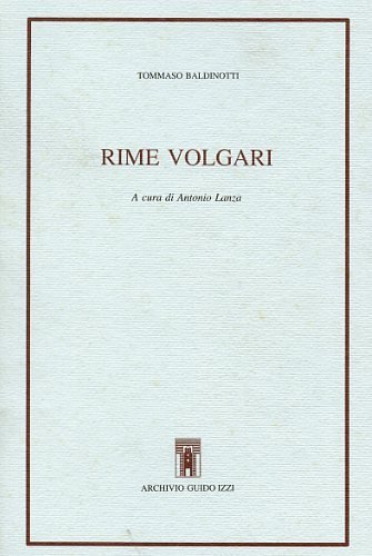 Rime volgari.