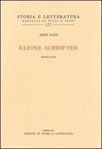 Kleine Schriften.