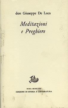 Meditazioni e preghiere.