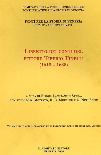 Libretto dei conti del pittore Tiberio Tinelli 1618-1633.