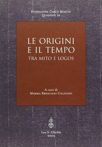 Le origini e il tempo tra mito e logos. «Mito e logos»: una «verità» che il linguaggio della scienza progressivamente conquista e una «verità mitica», affidata a un’immagine-simbolo che si proietta inesorabilmente uguale a se stessa. Il punto di partenza è nella «scoperta del tempo», ovvero la scoperta dei «tempi naturali», che si lega strettamente al «mito delle origini». Quindi il tempo e le sue rappresentazioni: il tempo della fisica, il tempo biologico, il tempo della storia, «in buona misura artificiosa e costruita» e così via.