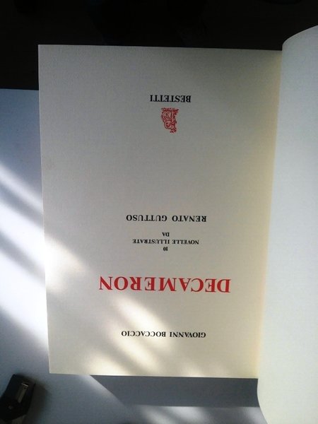 Decameron. Con 10 novelle illustrate da Renato Guttuso. Il volume …