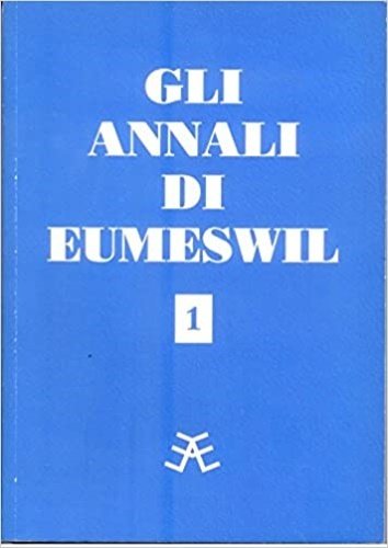 Gli annali di Eumeswil N. 1 (2001). Dall'Indice: --A.Carotnuto: Il bosco come passaggio per la vita. --F.Cuomo. Il bosco nell'immaginario cavalleresco. --G.Moretto. Gli Holzwege di M.Heidegger e di A,Zanzotto. --G.Antonucci. Il bosco nel teatro occidentale. --E.Merlo. Visioni architettoniche del bosco. --C.Bagnoli. Il tema del bosco in Landolfi e Buzzati. -- G.Vannoni. Foglie di Quercia. --JUNGERIANA: --A.Iadicicco. La vita intellettuale del bosco. --A.Sandri,Fine della storia e bosco in Eumeswil.