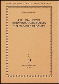 Per una nuova edizione commentata delle opere di Dante.