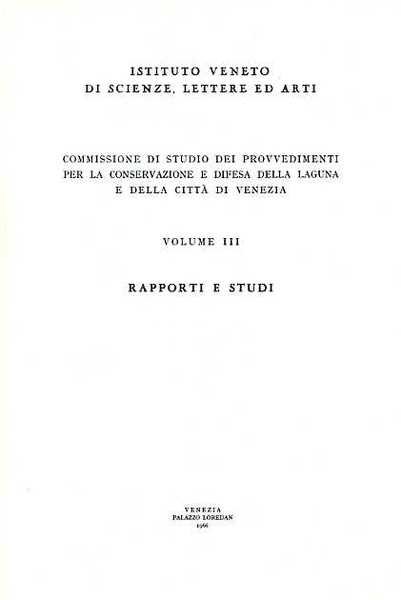 Commissione di Studio dei Provvedimenti per la conservazione e Difesa …