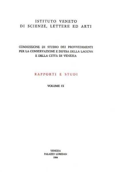 Commissione di Studio dei Provvedimenti per la conservazione e Difesa …