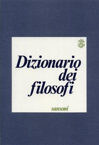 Dizionario dei Filosofi.