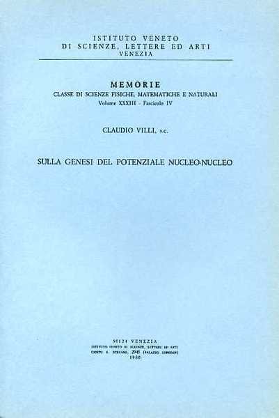 Sulla genesi del potenziale nucleo-nucleo.
