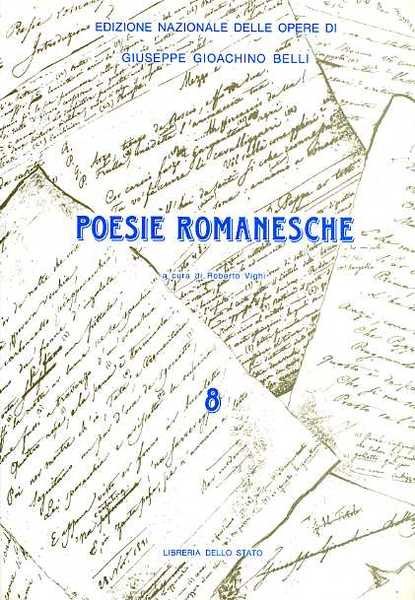 Poesie Romanesche. Vol.VIII.