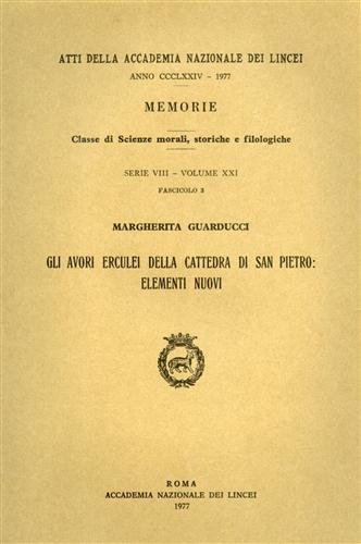 Gli avori erculei della cattedra di San Pietro: elementi nuovi.