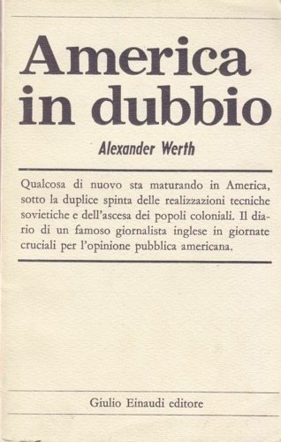 L'America in dubbio. | Immagine principale