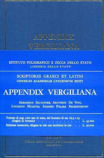 Appendix Vergiliana.
