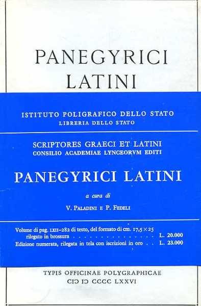 Panegyrici latini.