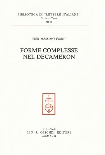 Forme complesse nel «Decameron».