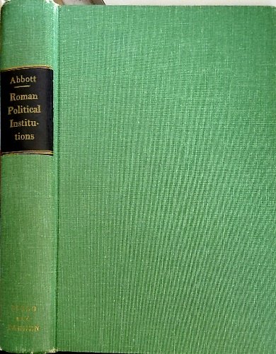 A history and description of Roman political institution. | Immagine principale