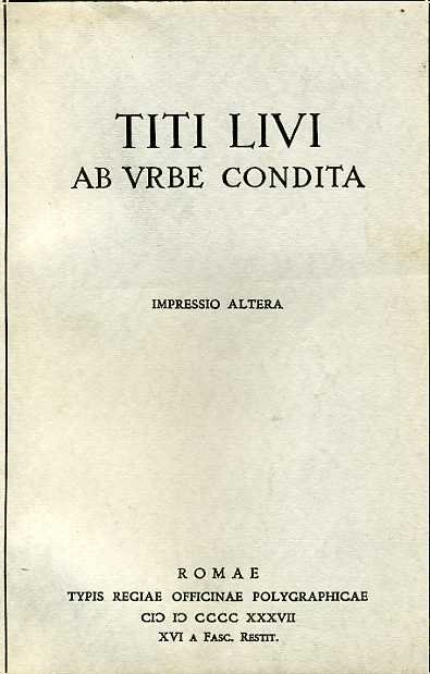 Ab urbe condita. Libri XLI-XLV. | Immagine Gallery 2
