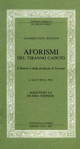Aforismi del tiranno caduto. Il Seiano o della peripezia di …