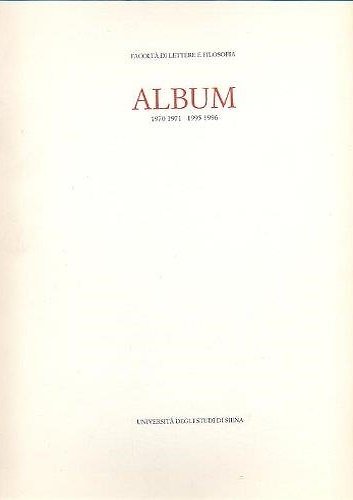 Album 1970 1971 - 1995 1996. Università degli Studi di …