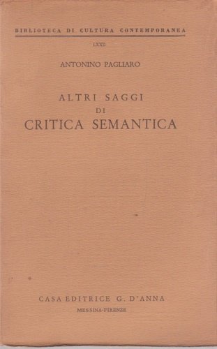 Altri saggi di critica semantica. | Immagine principale