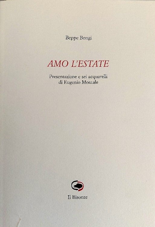 Amo l'estate.
