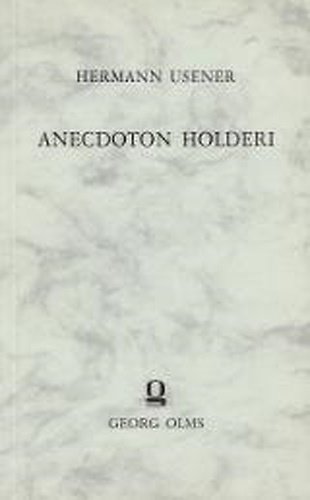 Anecdoton Holderi. Ein Beitrag zur Geschichte Roms in ostgothischer Zeit. | Immagine principale