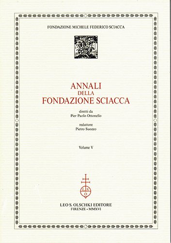 Annali della Fondazione Sciacca. Volume V. | Immagine Gallery 2