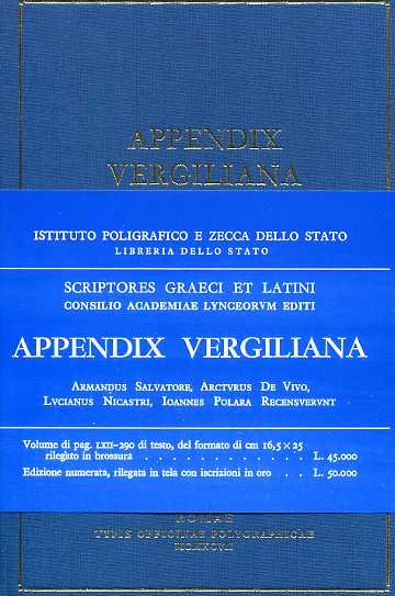 Appendix Vergiliana.