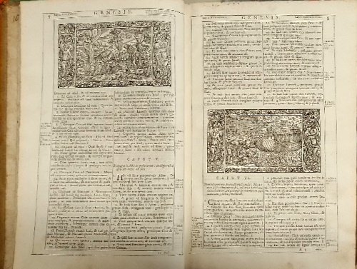 Biblia Sacra Vulgatae Editionis. Sixti V & Clem. VIII Pont. Max. auctoritate recognita. Editio nova. Notis notis chronologicis, historicis, et geographicis illustrata, Juxta Editionem Parisiensem Antonii Vitre'. Nunc denuò revisa et optimis exemplarius adaptata cum indicibus copiosissimis.