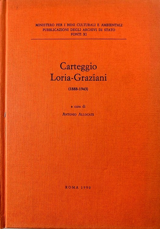 Carteggio 1888-1943.