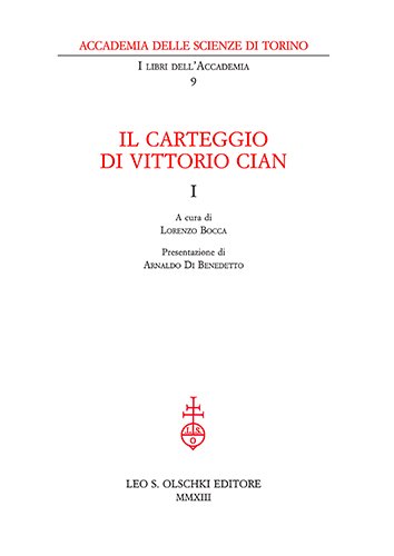 Carteggio (Il) di Vittorio Cian.