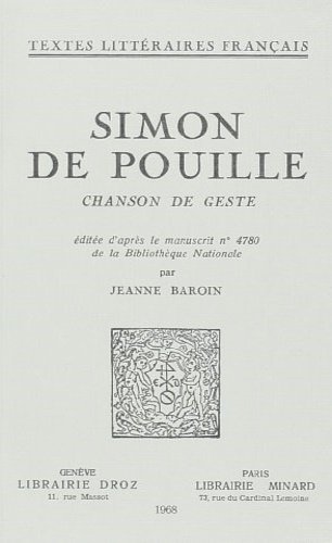 Chanson de geste editée d'apres le manuscrit n. 4780 de …