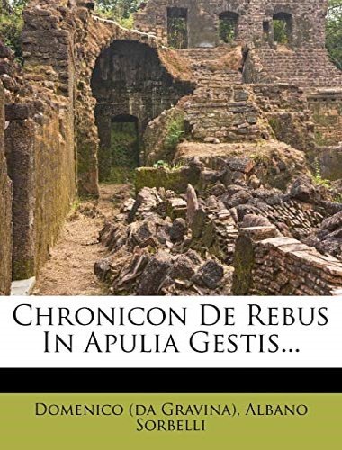 Chronicon de rebus in apulia gestis.