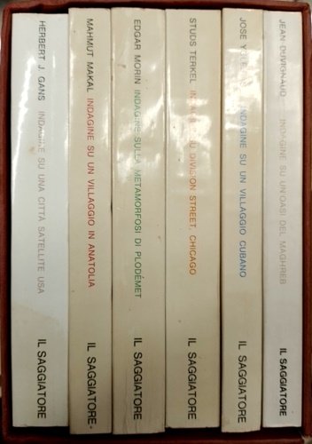 Collana Indagini. Cofanetto contenente 6 volumi, i seguenti: --Gans,Herbert J. …