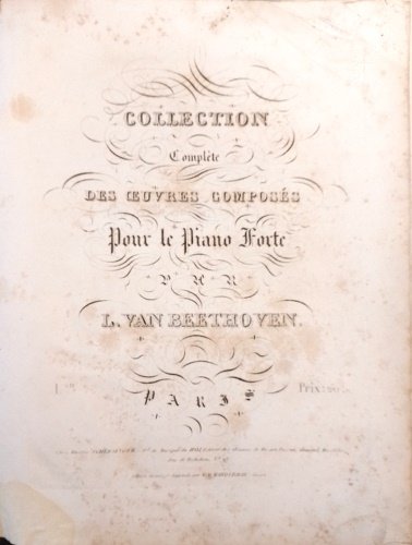 Collection complête des oeuvres composés pour le piano forte. Volume …