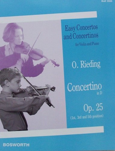 Concertino in D. Op.25 ( 1st,3rd and 5th position).