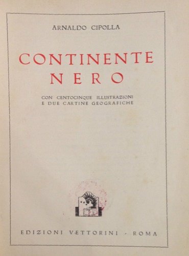 Continente nero.