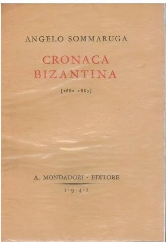 Cronaca bizantina 1881-1885.
